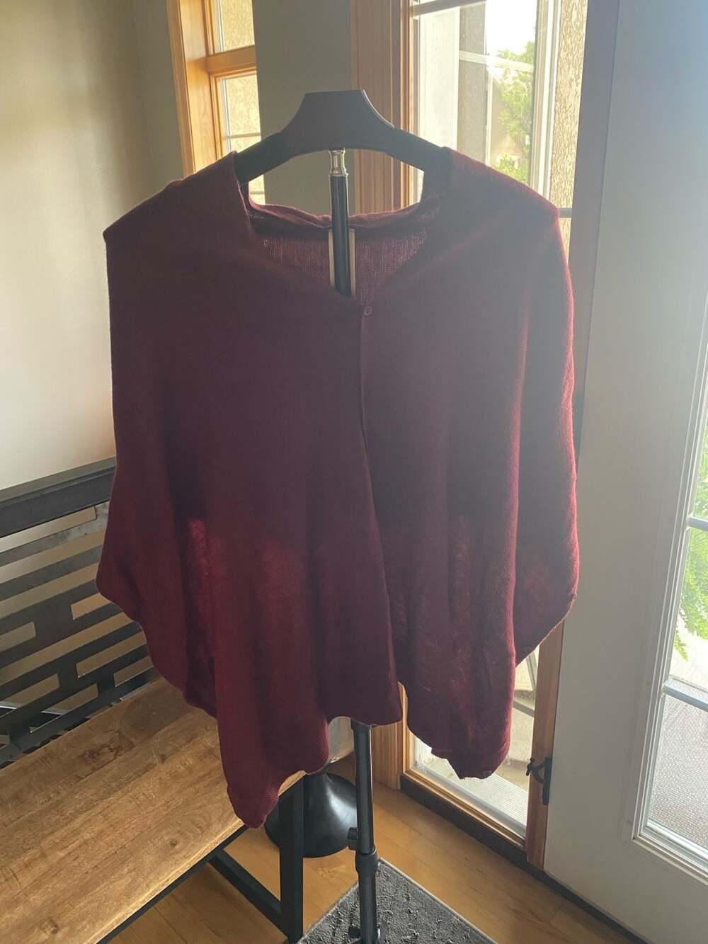 Simply Noelle Bordeaux Wrap Shawl